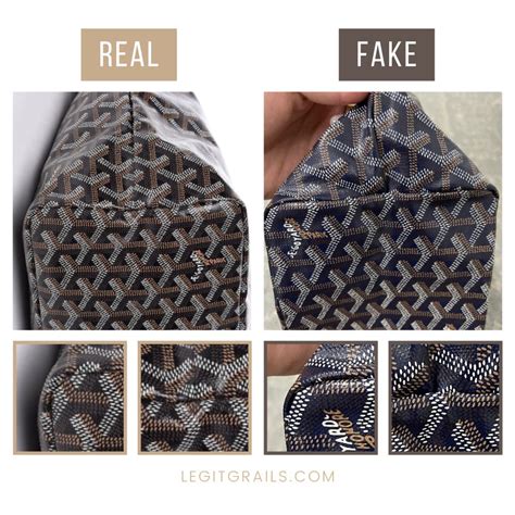 fake goyard tote vs real|goyard tote knockoff.